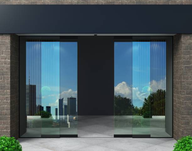 Fluted glass Doors