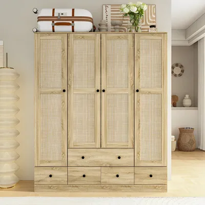 Rattan wardrobes