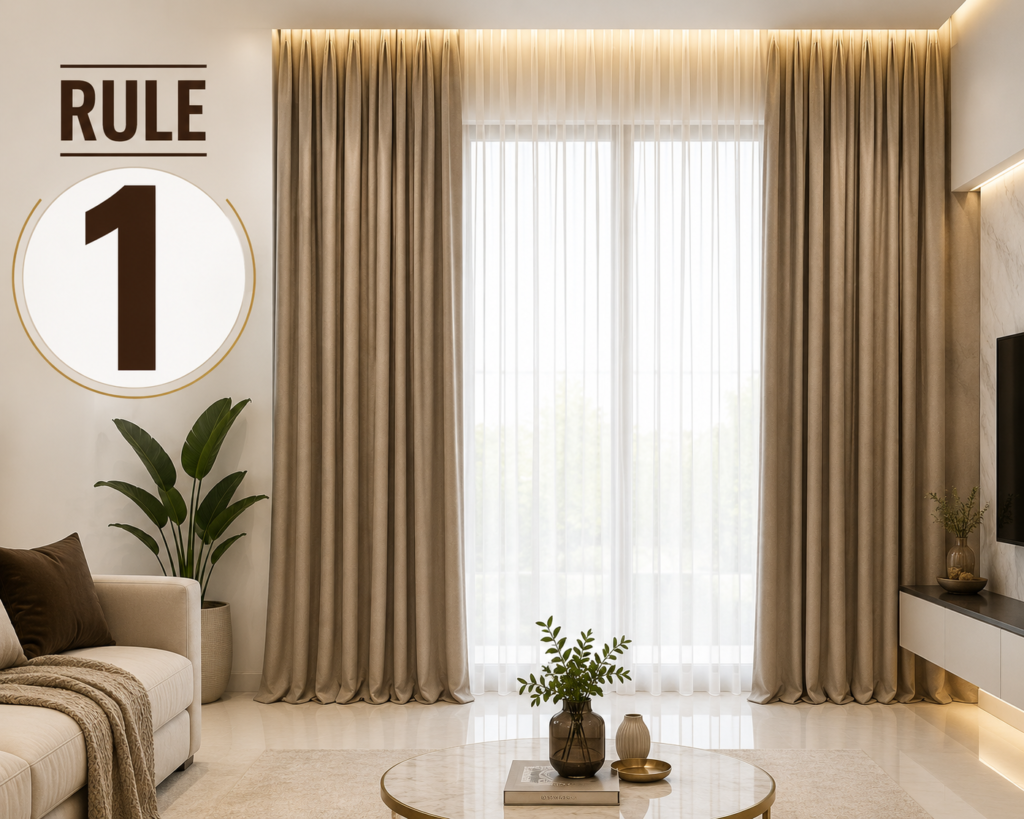 Floor-Length Curtains