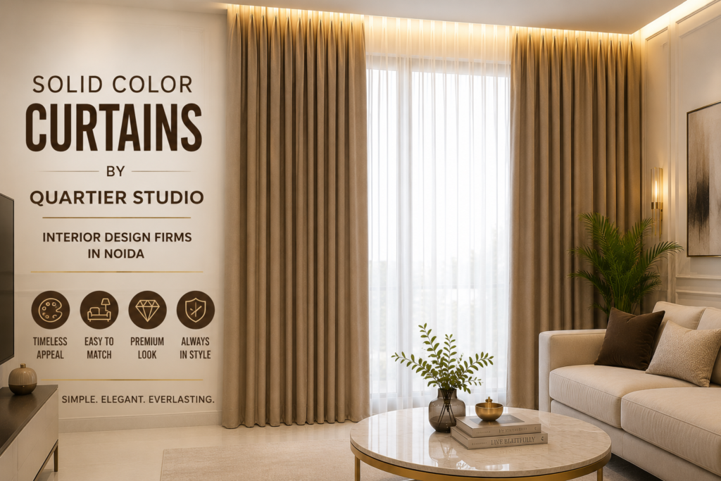 Solid Color Curtains