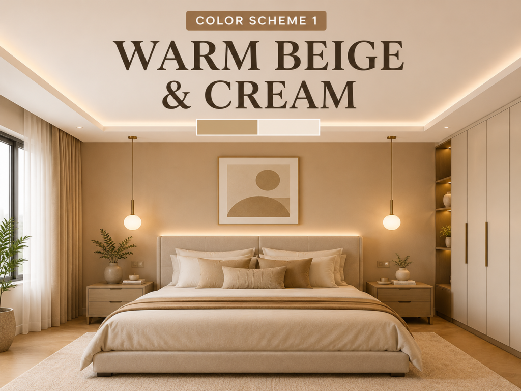 Warm Beige and Cream