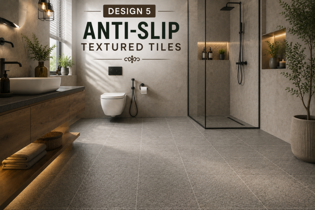 Anti-Slip Textured Floor Tiles