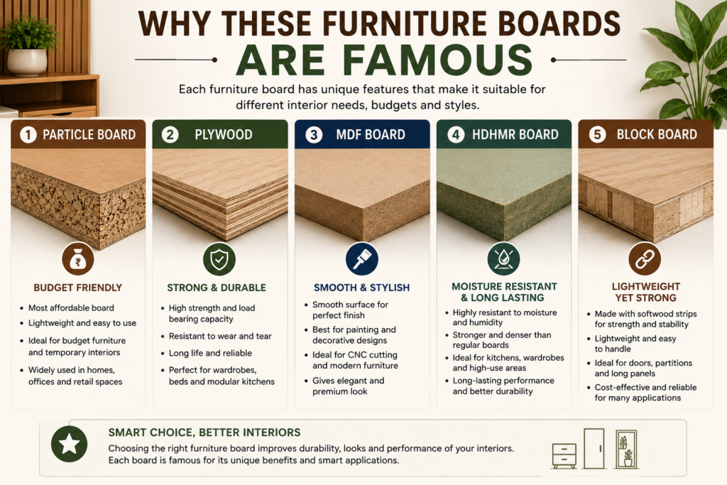 Furniture Boards Are Preferred