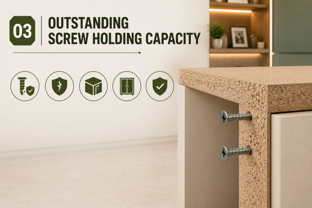 Excellent Screw Holding Capacity